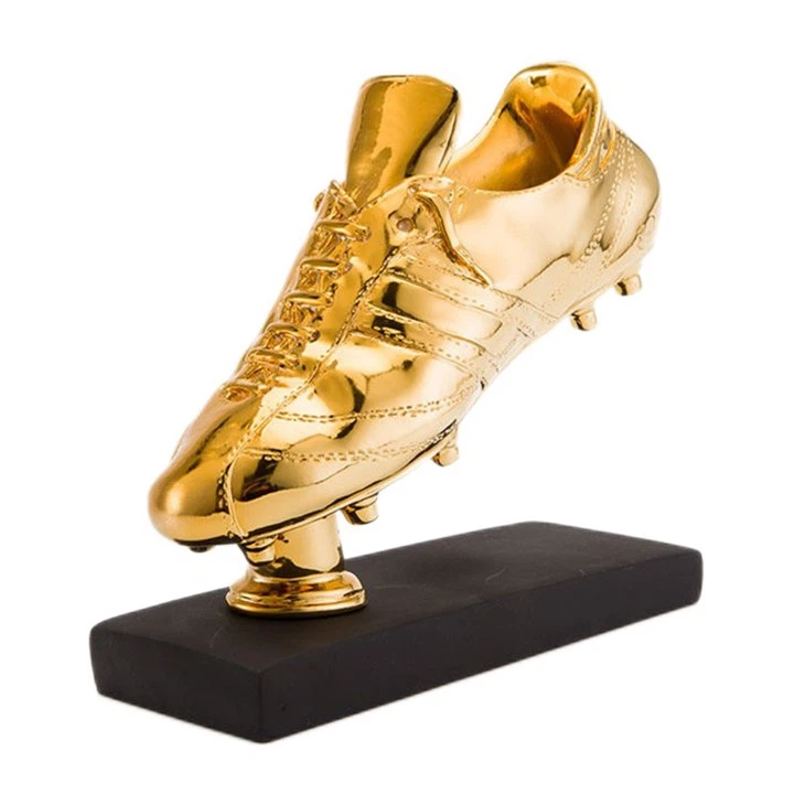 World Trophy Resin Crafts Golden Trophy Cup Award